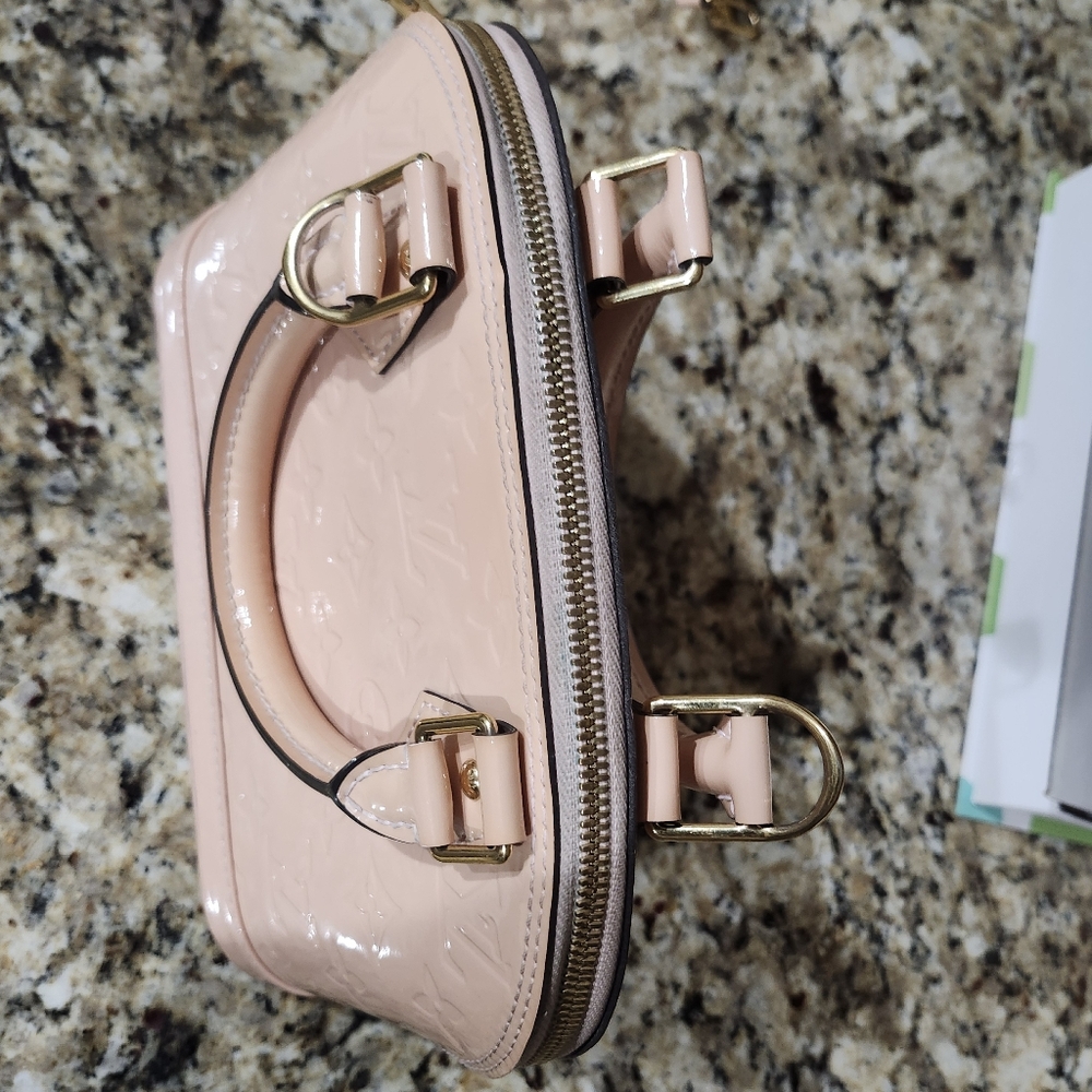 Louis Vuitton Pink Mini Bag with Structured Design and Metal Hardware - Picture 9 of 15